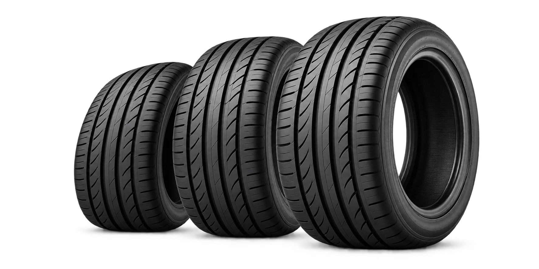 Trois pneus premium